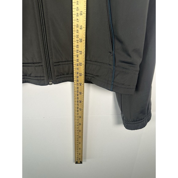 PUMA Women's Gray and Blue Athletic Sport Track Jacket Sweatshirt Size Medium - Picture 8 of 11